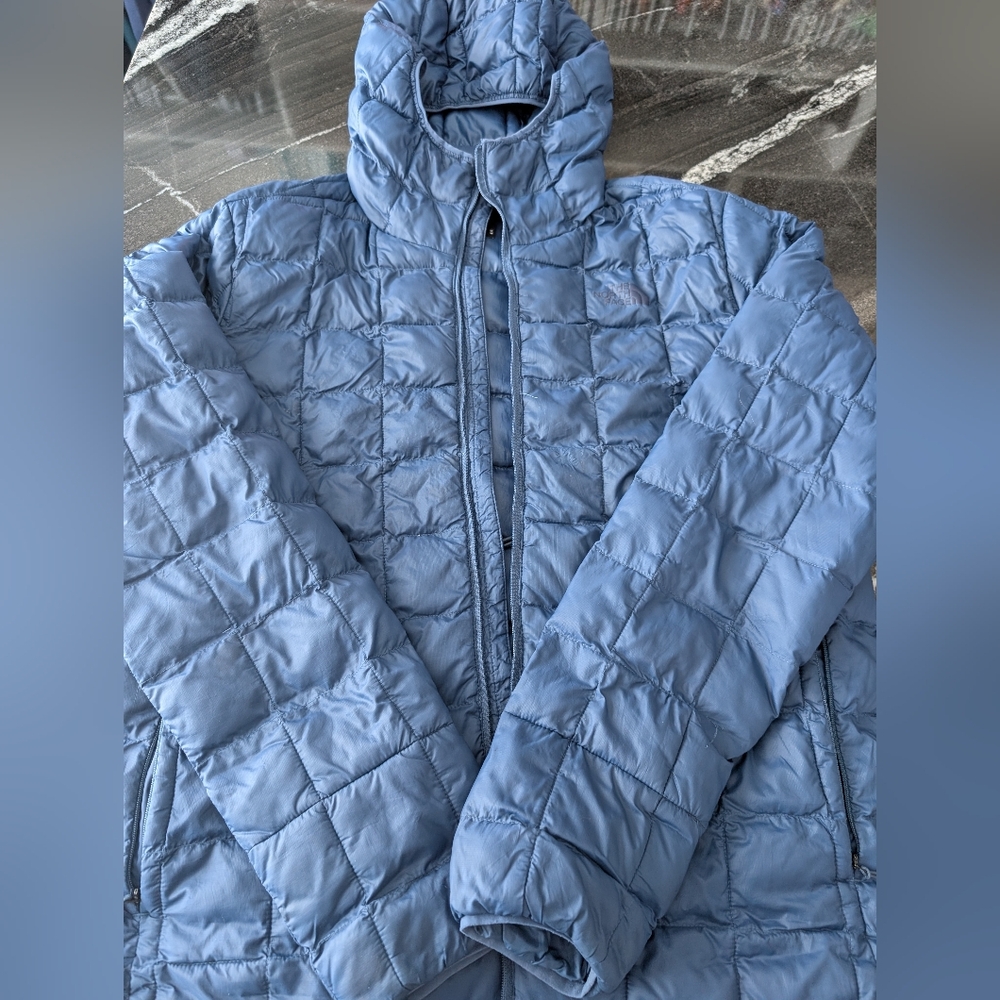 The North Face Men's Blue Quilted Jacket